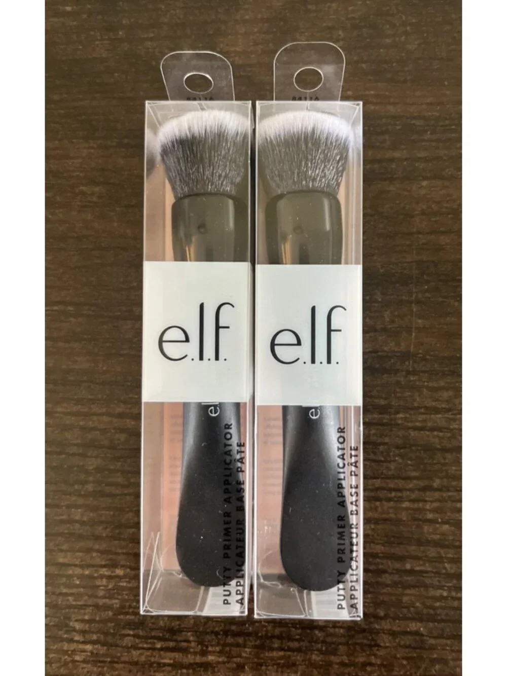 NIB e.l.f. Putty Primer Applicator Brushes Set Of Two Vegan Cruelty-Free